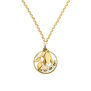 Art Deco floral window necklace by Joli